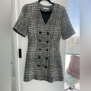 Black and white Tweed Dress